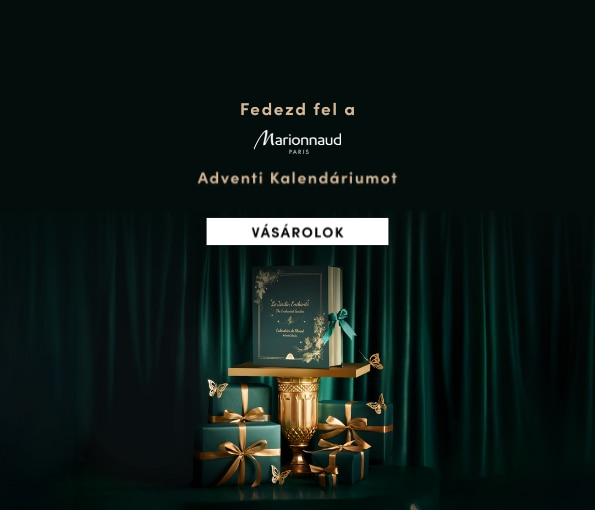 Marionnaud Paris Adventi Kalendárium – luxus ajándékok zöld-arany csomagolásban, tökéletes karácsonyi meglepetés. Vásárolj online.