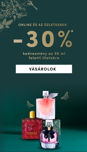 30% kedvezmény parfümökre 50 ml felett – Versace Eros Flame és más luxus illatok online és üzletekben.