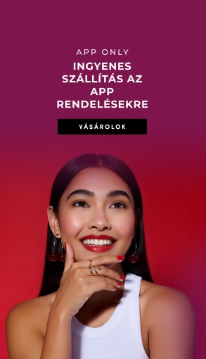 Promóciós banner ingyenes appos szállítással, kizárólag alkalmazásban leadott rendeléseknél.