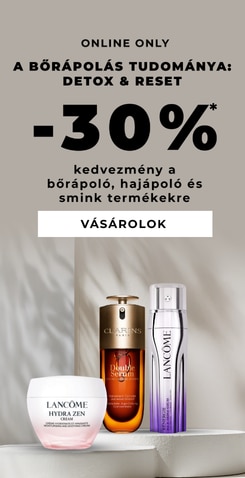 Clarins és Lancôme bőrápoló termékek, −30% online kedvezmény