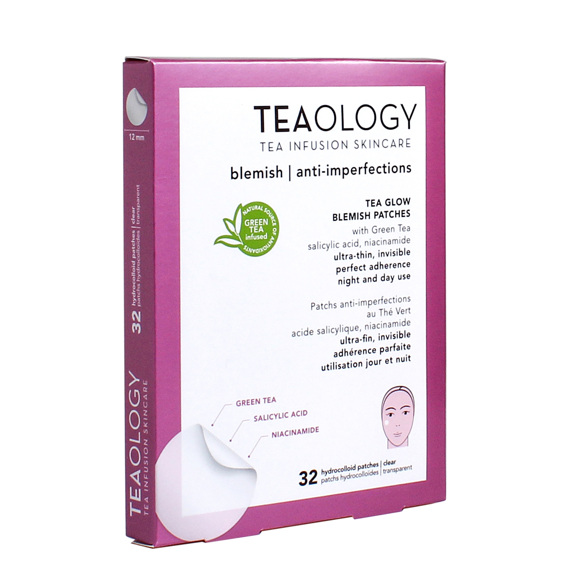 32 DB Teaology Tea Glow Blemish Patches pattanás elleni tapasz 1 of 2