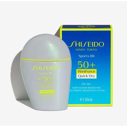 30 ML SHISEIDO Suncare Sports50+ Medium - Napvedo Szabadteri Sportolashoz Magas Fenyvedelemmel Shiseido Suncare Sports BB SPF50+ Medium - Napvedo BB Krem Szabadteri Sportolashoz Magas Fenyvedelemmel  1 of 1 