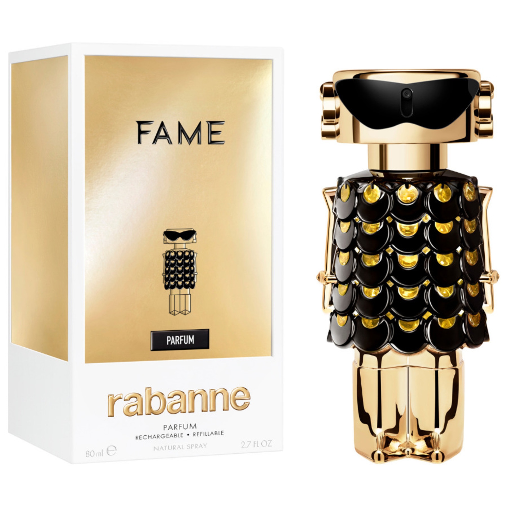 80 ML RABANNE Fame Fame Parfum EDP 80ml Ref 1 of 7