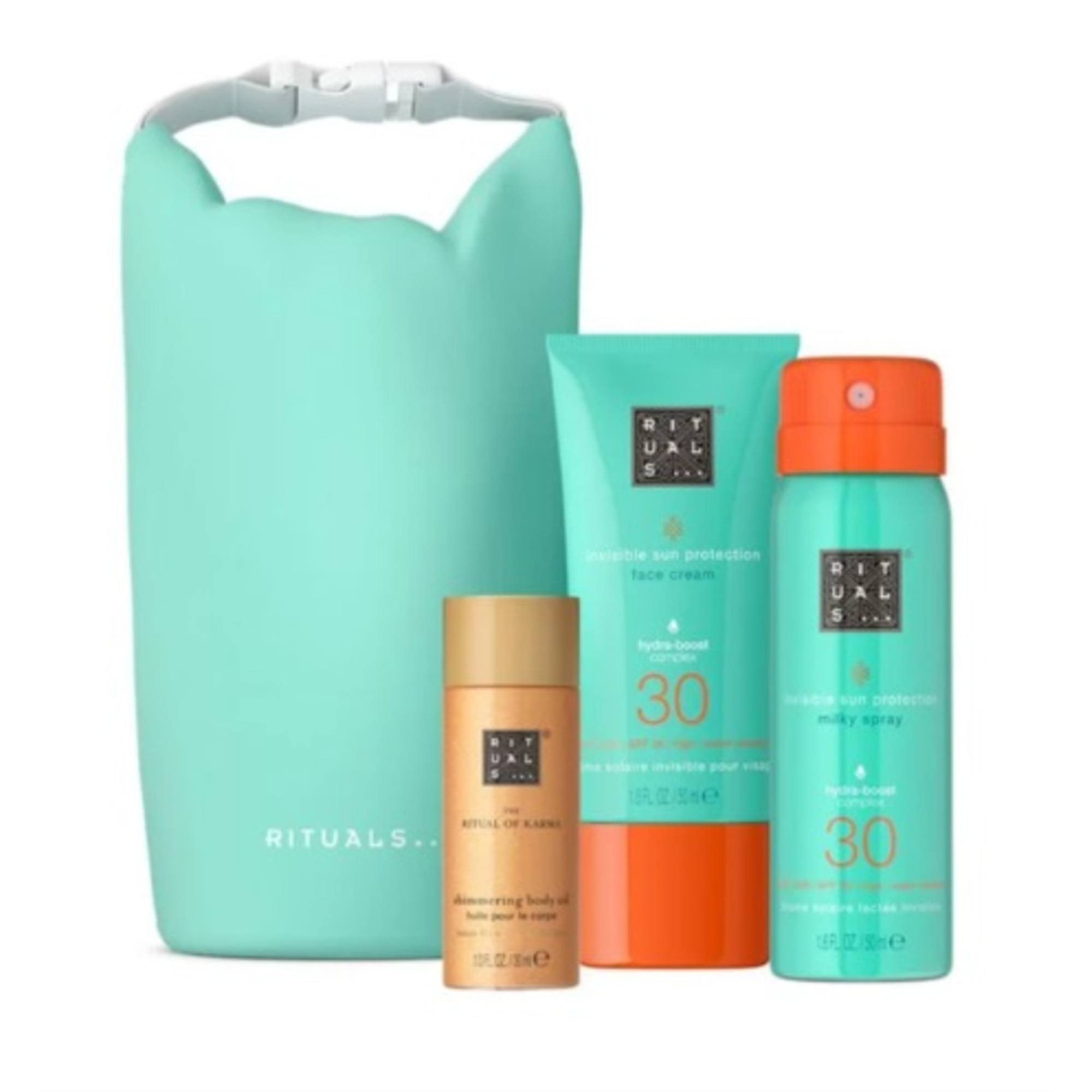 50+50+30 ML Rituals The Ritual of Karma Karma Sun Trial Fényvédő szett  Karma Sun Trial Fényvédő szett