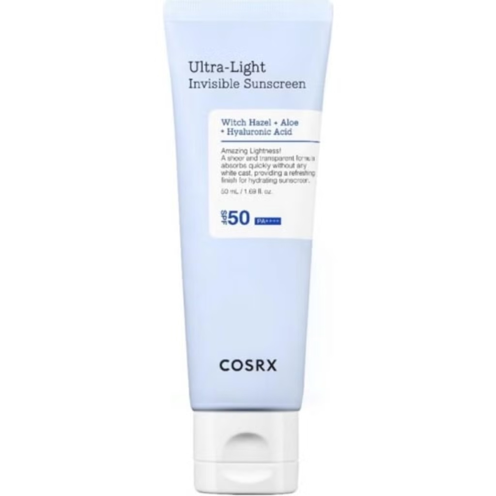 50 ML COSRX SUN-CARE Naptej SPF 50 PA++++ Ultra Light Invisible 1 of 3 Naptej SPF 50 PA++++ Ultra Light Invisible