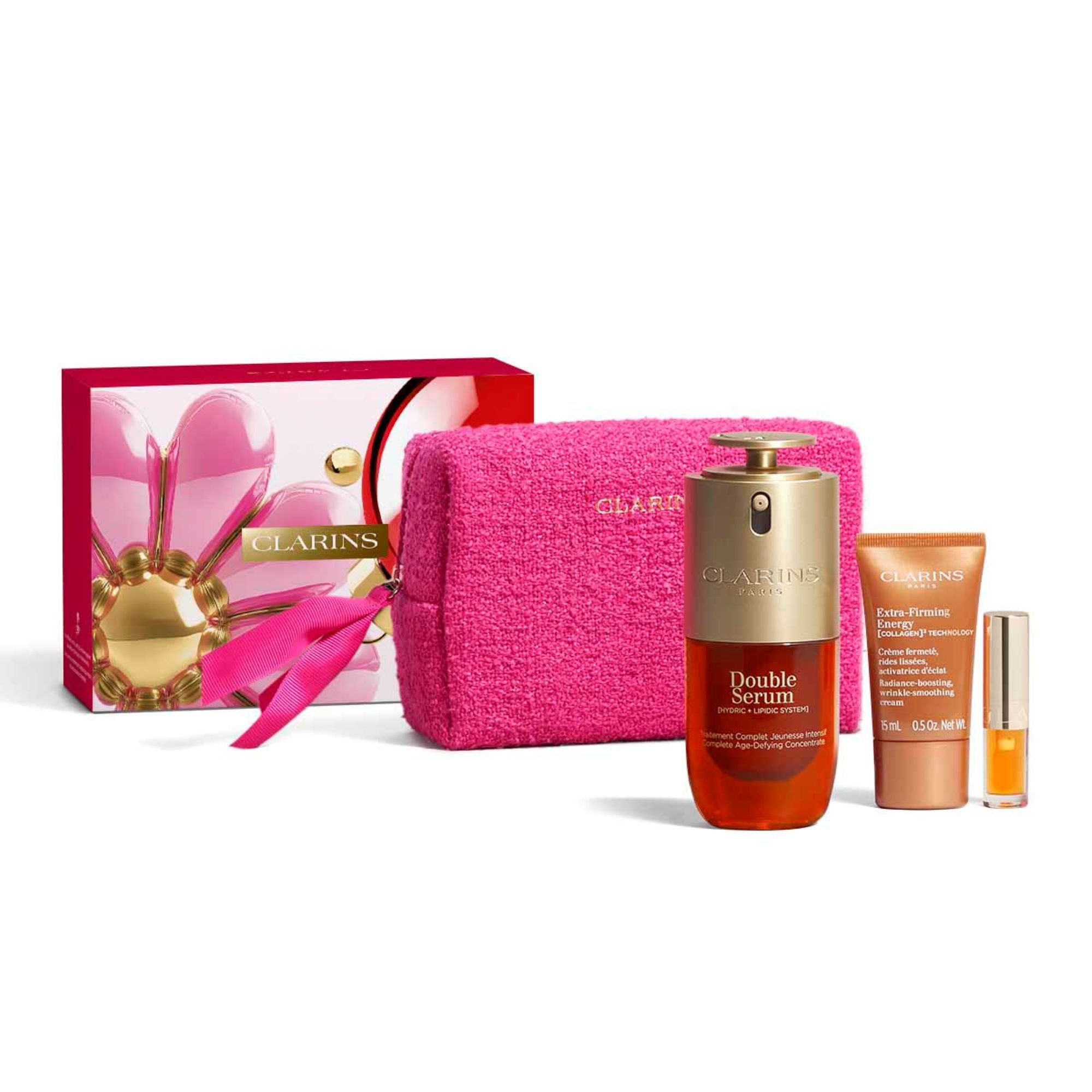 30+15+2 ML CLARINS Double serum Szett Double Serum Extra-Firming Energy Rutin 1 of 3 Szett Double Serum Extra-Firming Energy Rutin