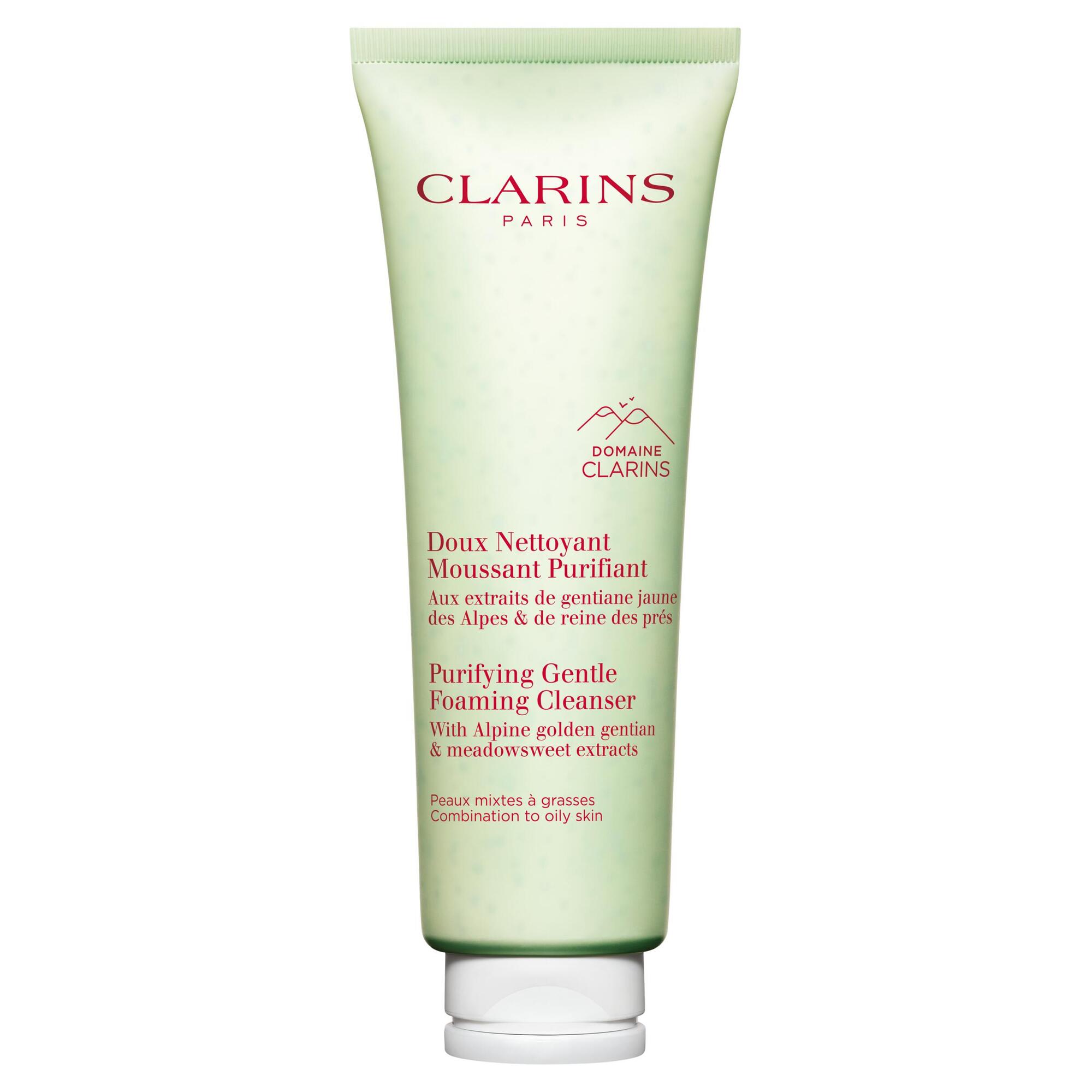 125 ML CLARINS Purifying Gentle Foaming Cleanser Mélytisztító Habzó Arclemosó 1 of 5