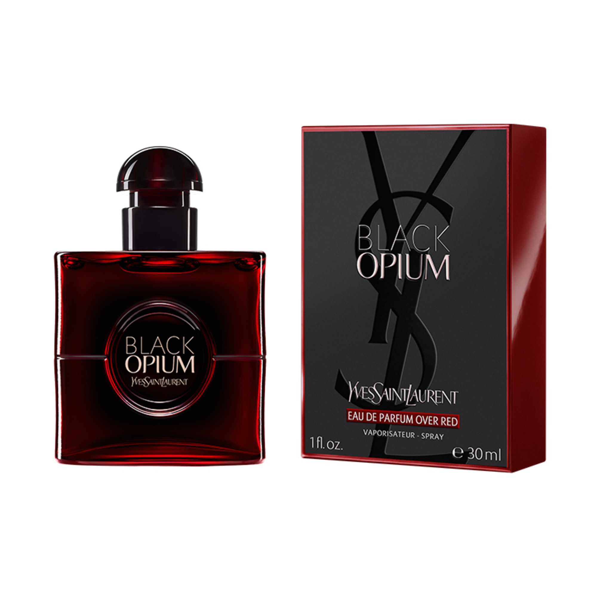 BLACK OPIUM EAU DE PARFUM OVER RED