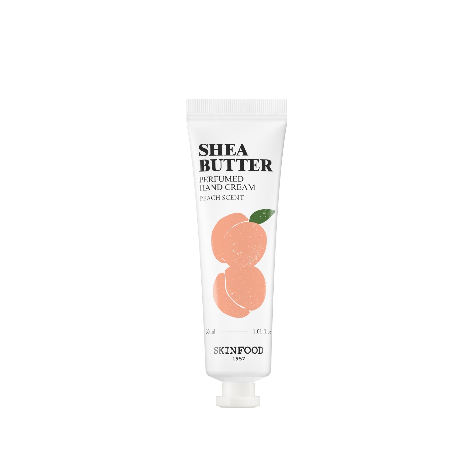30 ML SKINFOOD Shea Butter Kézkrém Perfumed Peach Scent 1 of 2 Kézkrém Perfumed Peach Scent