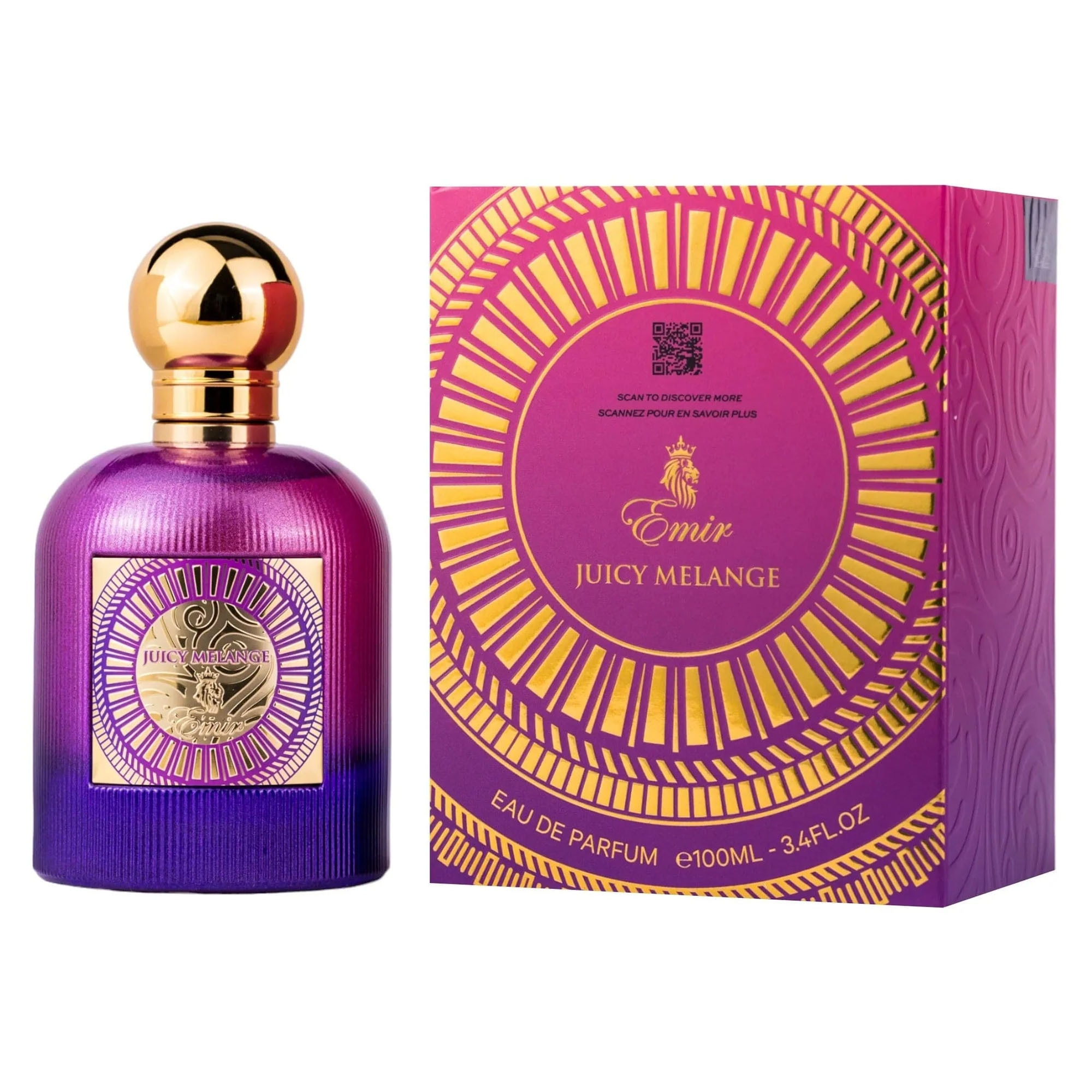 100 ML Paris Corner Emir Emir Juicy Melange Unisex Eau de Parfum 1 of 2