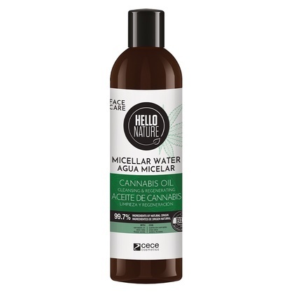 300 ML Hello Nature CANNABIS MICELLAR WATER CANNABIS OIL Arctisztító  1 of 1 