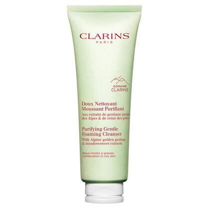 125 ML CLARINS Purifying Gentle Foaming Cleanser Mélytisztító Habzó Arclemosó  1 of 5 