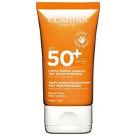 50 ML CLARINS SUNCARE SUNCARE Fényvédő arcra SPF50  1 of 2 