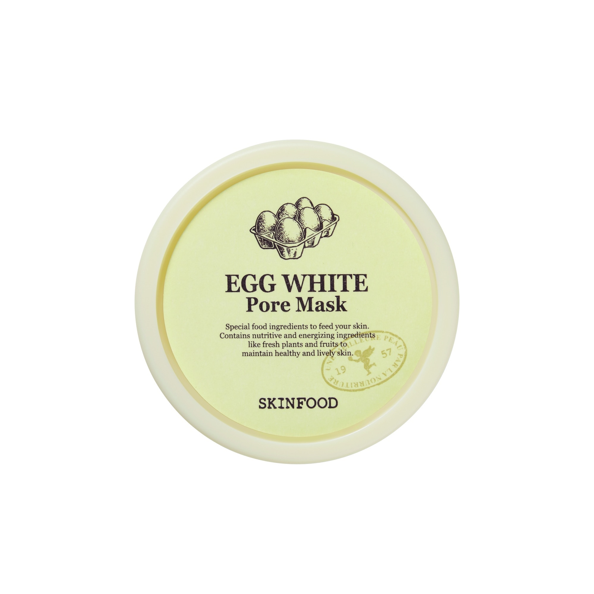 120 ML SKINFOOD Egg White Arcmaszk Egg White Pore 2 of 3 Arcmaszk Egg White Pore