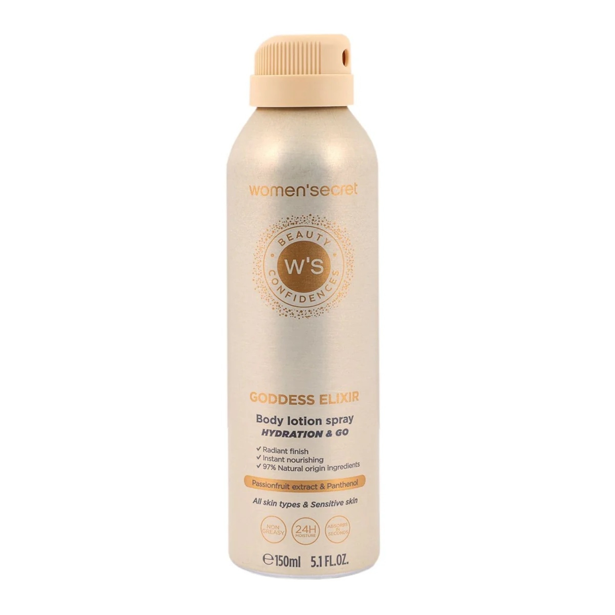 150 ML WOMENS SECRET Goddess Elixir Goddess Elixir Testápoló spray 1 of 1 Goddess Elixir Testápoló spray