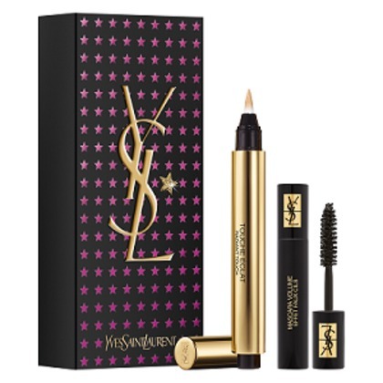  YVES SAINT LAURENT Touche Eclat 02 + Mini Mascara Volume Effect Faux Cils +spirÃ¡l KarÃ¡csonyi Yves Saint Laurent Touche Eclat 02 + Mini Mascara Volume Effect Faux Cils Korrektor + Szempillaspirál Karácsonyi Szett  1 of 1 