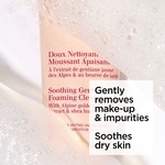 125 ML CLARINS Soothing Gentle Foaming Cleanser Bőrnyugtató Habzó Arclemosó 3 of 5 Bőrnyugtató Habzó Arclemosó