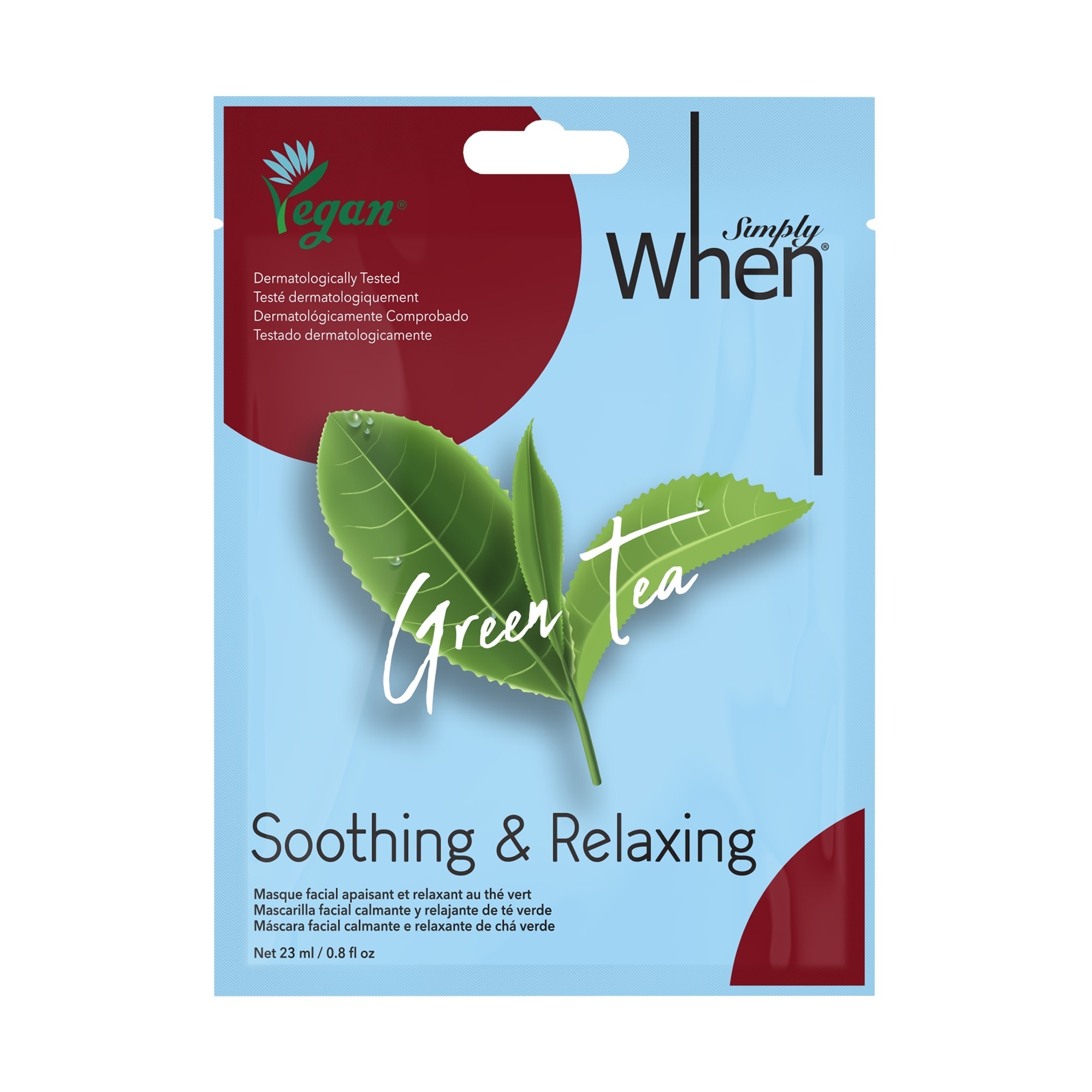 23 ML WHEN Vegan Green Tea Vegan Green Tea Soothing & Relaxing Arcmaszk 1 of 1