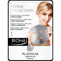  IROHA NATURE IROHA FOIL TISSUE MASK - PLATINUM Ezüst fóliamaszk  1 of 2 