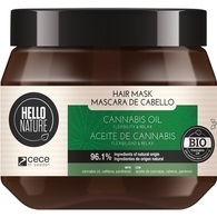 250 ML Hello Nature CANNABIS OIL CANNABIS hajápoló maszk  1 of 2 