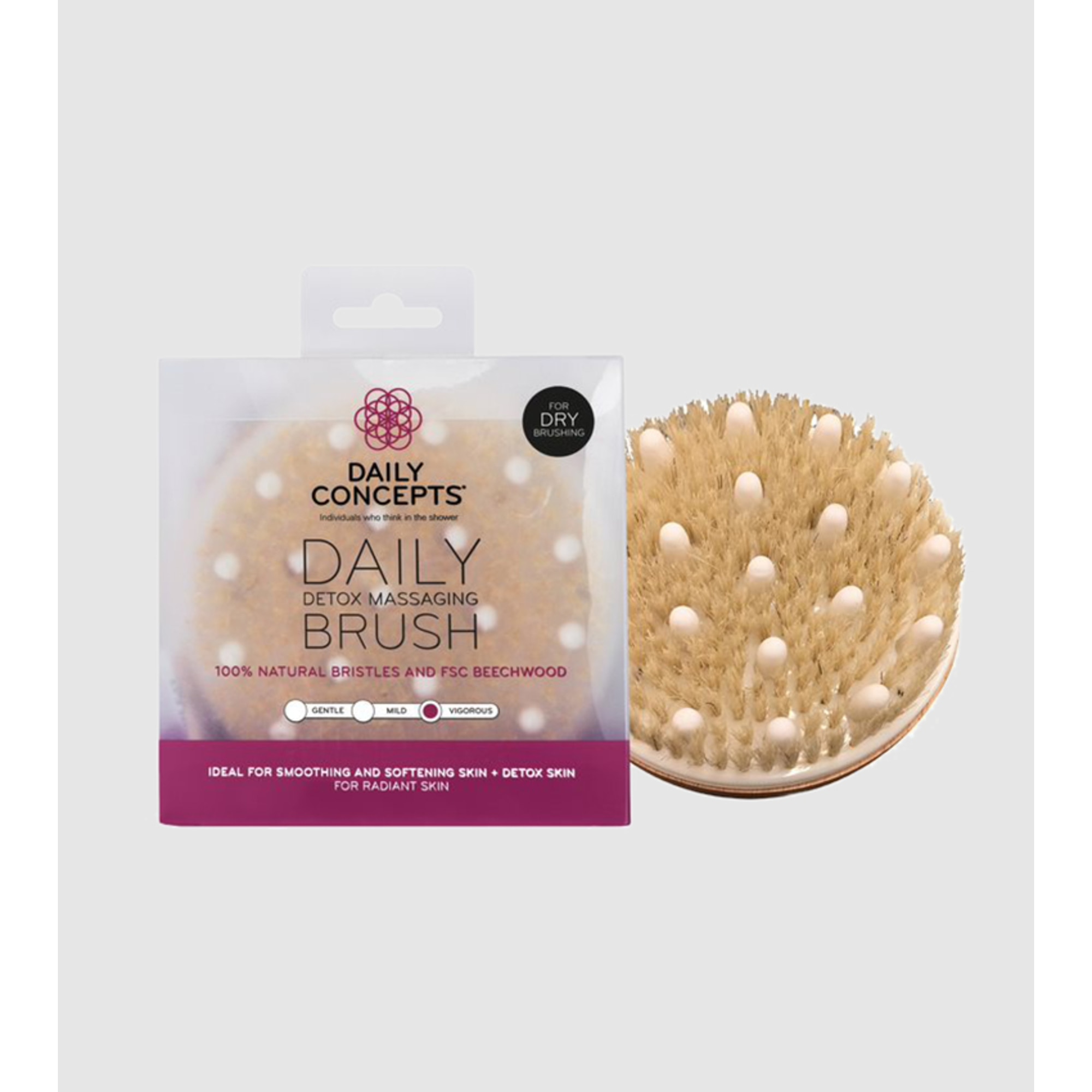 141.7475 GR Daily Concepts DAILY BODY Daily Detox Dry Masszázskefe 1 of 1