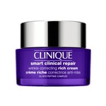 50 ML Clinique Smart Clinical Smart Clinical Wrinkle Rich Bőrtökéletesítő arckrém  1 of 1 Smart Clinical Wrinkle Rich Bőrtökéletesítő arckrém