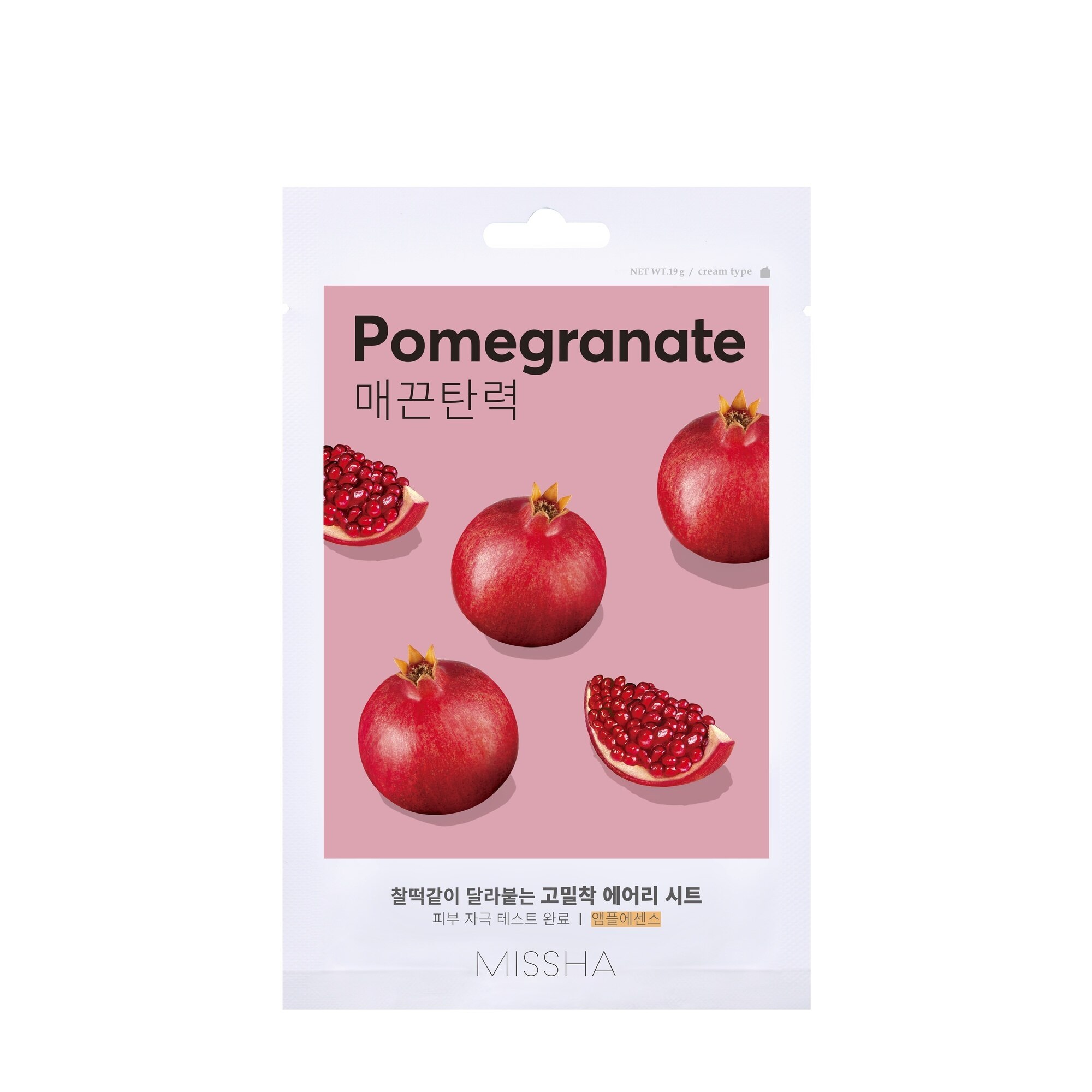 19 G MISSHA Mask Fátyolmaszk-Airy Fit Pomegranate 1 of 1 Fátyolmaszk-Airy Fit Pomegranate