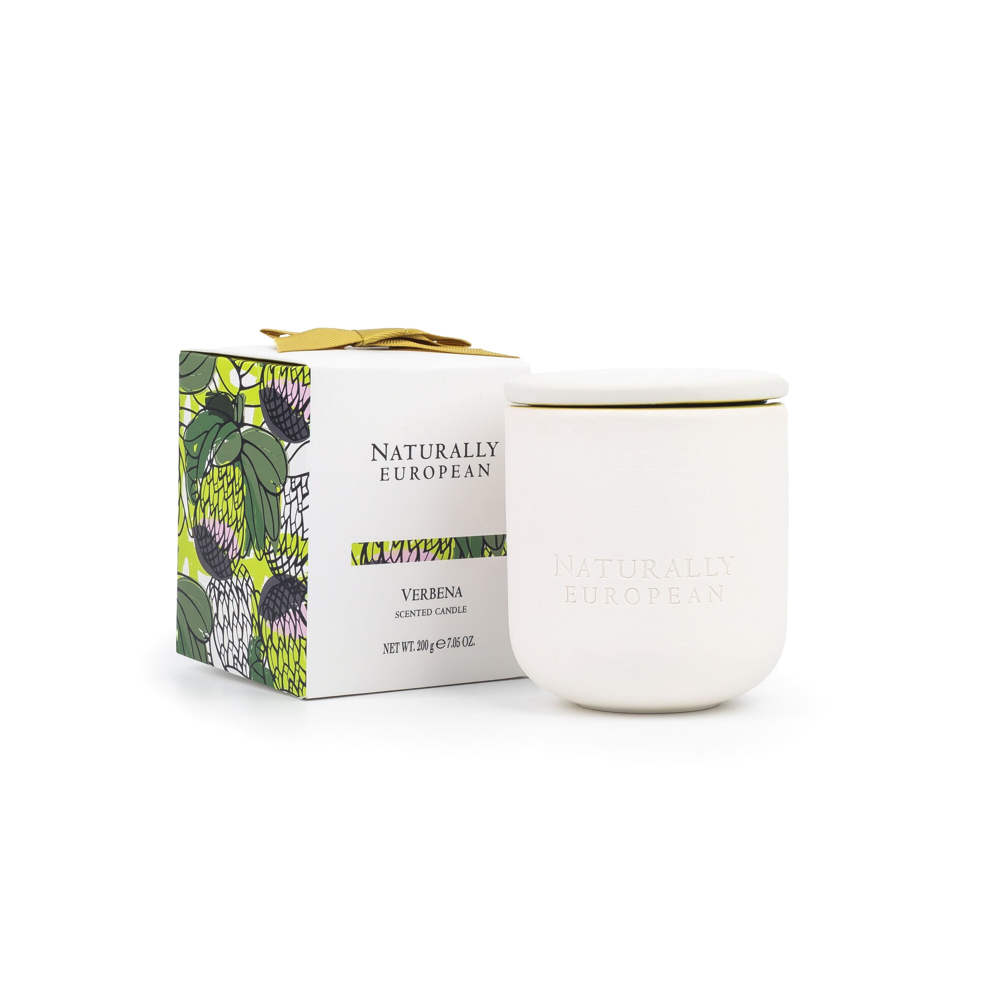 200 G SOMERSET Naturally European Gyertya Ceramic Verbena 1 of 2 Gyertya Ceramic Verbena