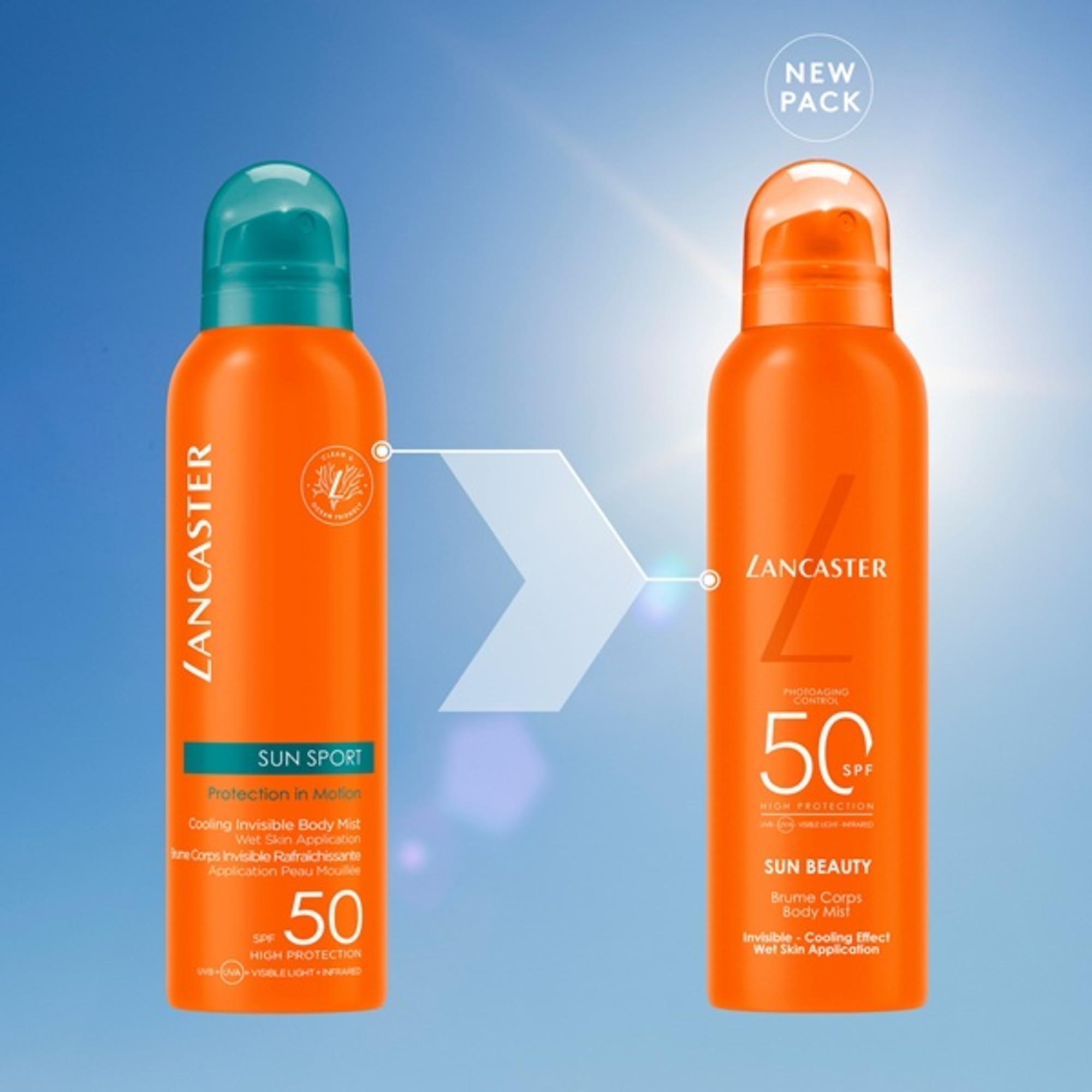 Sun Sport Láthatatlan Fényvédő permet 200ml SPF50