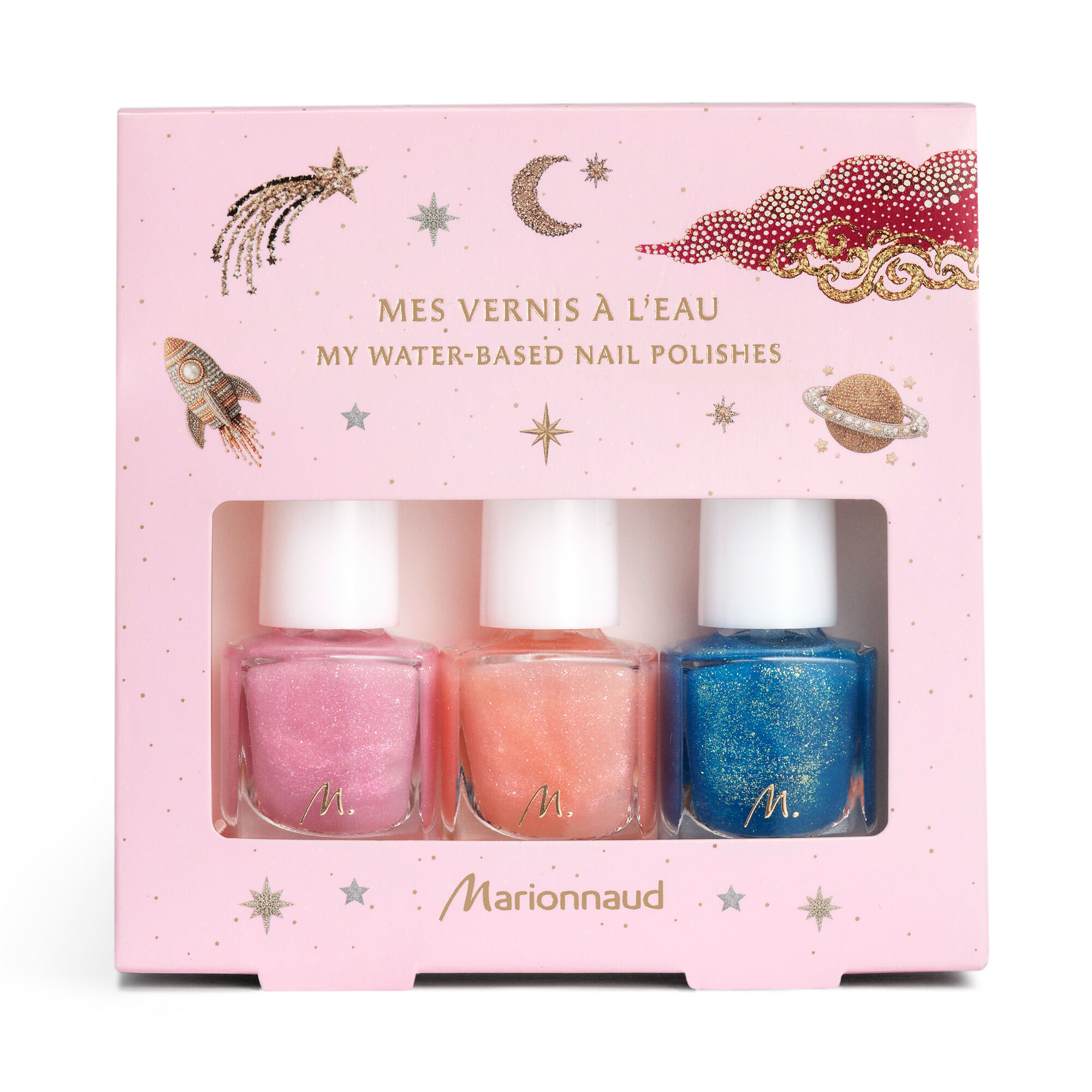 3 X 5.5 ML Marionnaud Smink Les Merveilles de Noël Vízbázisú lakkjaim 1 of 1 Vízbázisú lakkjaim