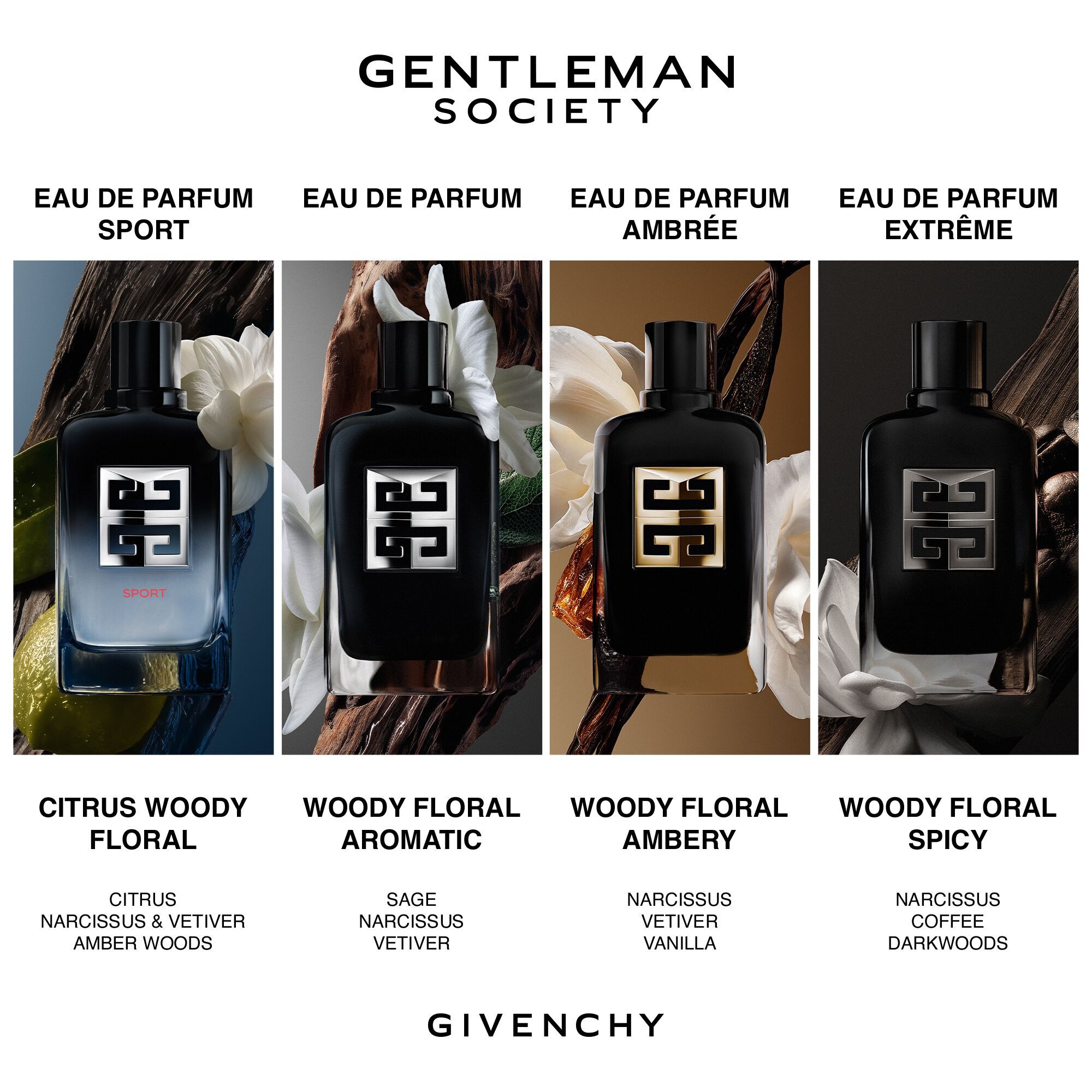 100 ML GIVENCHY Gentleman Society Gentleman Society Sport Eau de Parfum 1 of 6