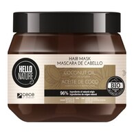 250 ML Hello Nature COCONUT OIL COCONUT OIL hajápoló maszk  1 of 2 