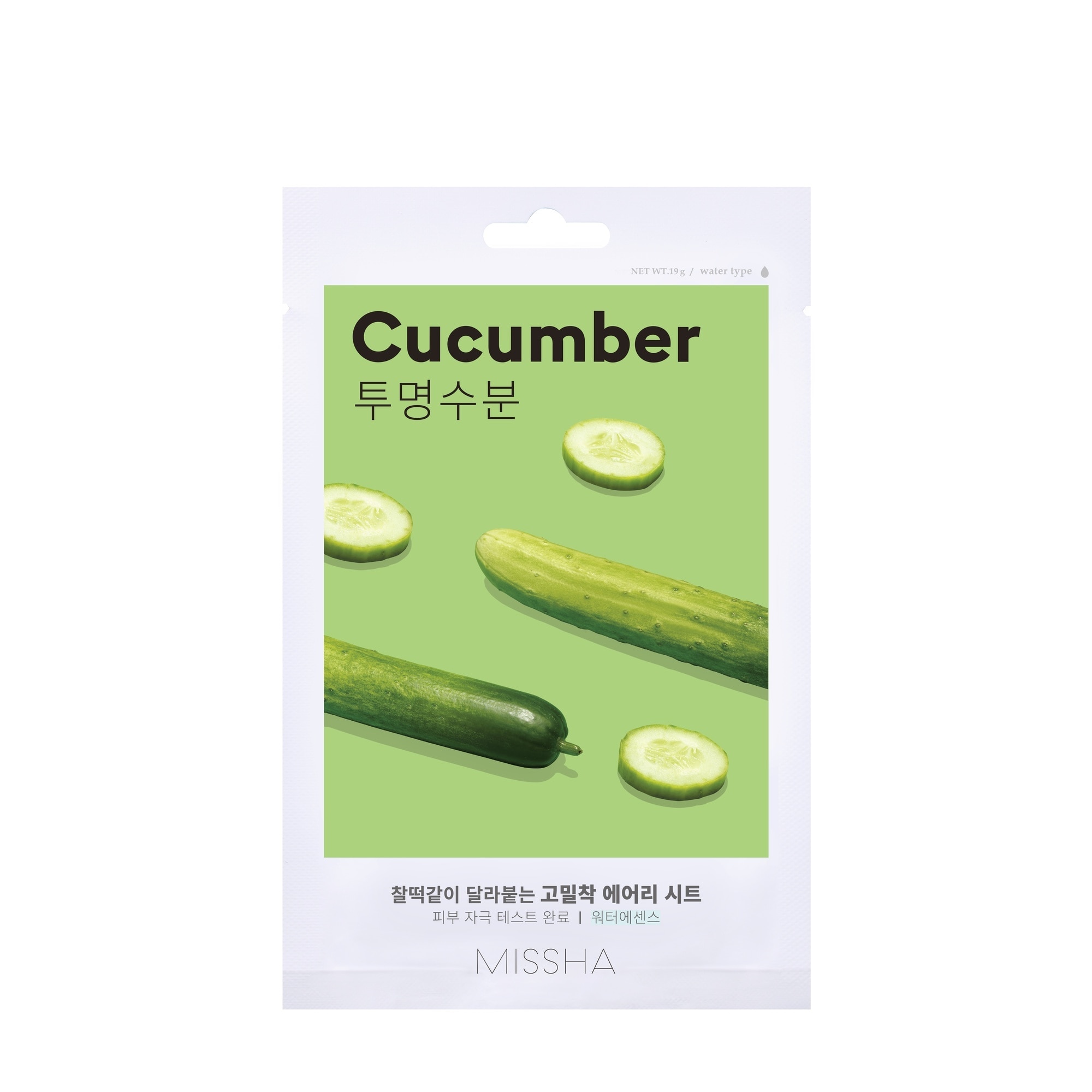 19 G MISSHA Mask Fátyolmaszk-Airy Fit Cucumber 1 of 1
