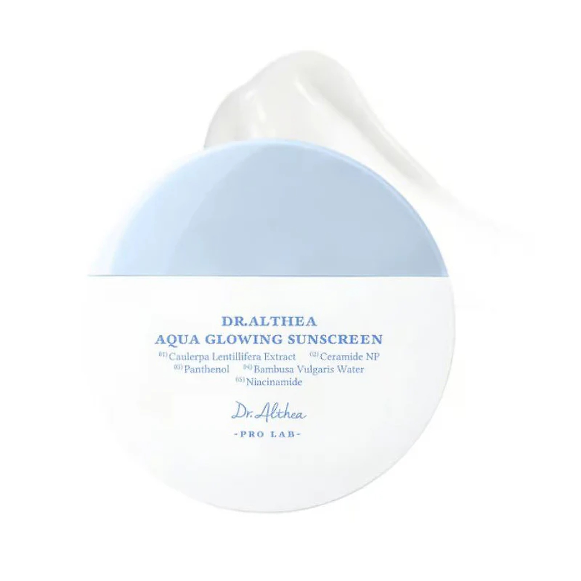 45 ML DR. ALTHEA SKIN-CARE Napvédő arckrém Aqua Glowing SPF 50+ PA++++ 1 of 3