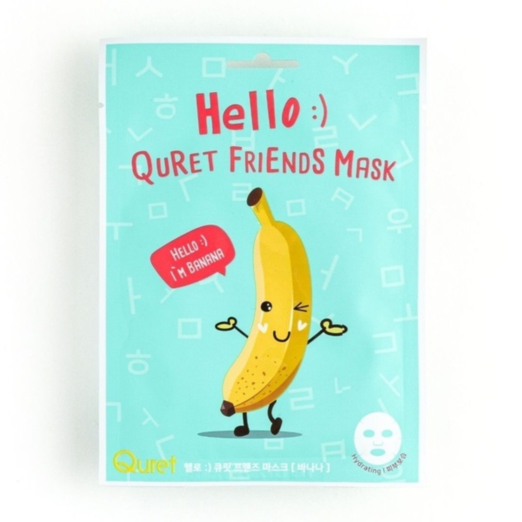 25 GR QURET Mascarillas Hello Friends Mascarillas Hello Friends Banana Arcmaszk 1 of 1