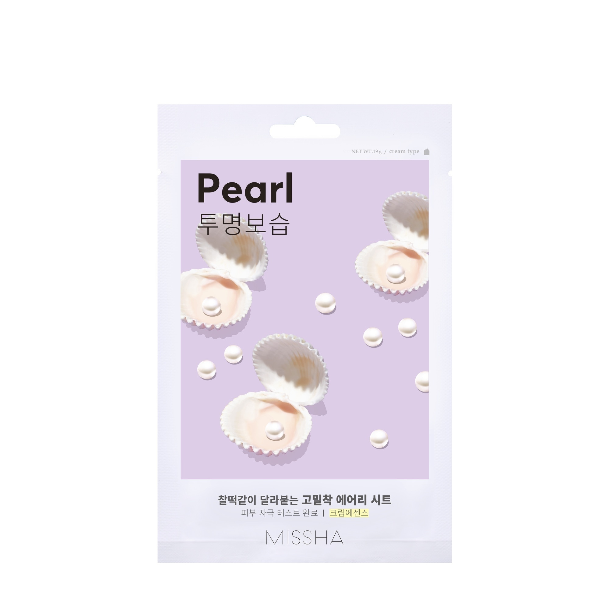 19 G MISSHA Mask Fátyolmaszk-Airy Fit Pearl 1 of 1 Fátyolmaszk-Airy Fit Pearl