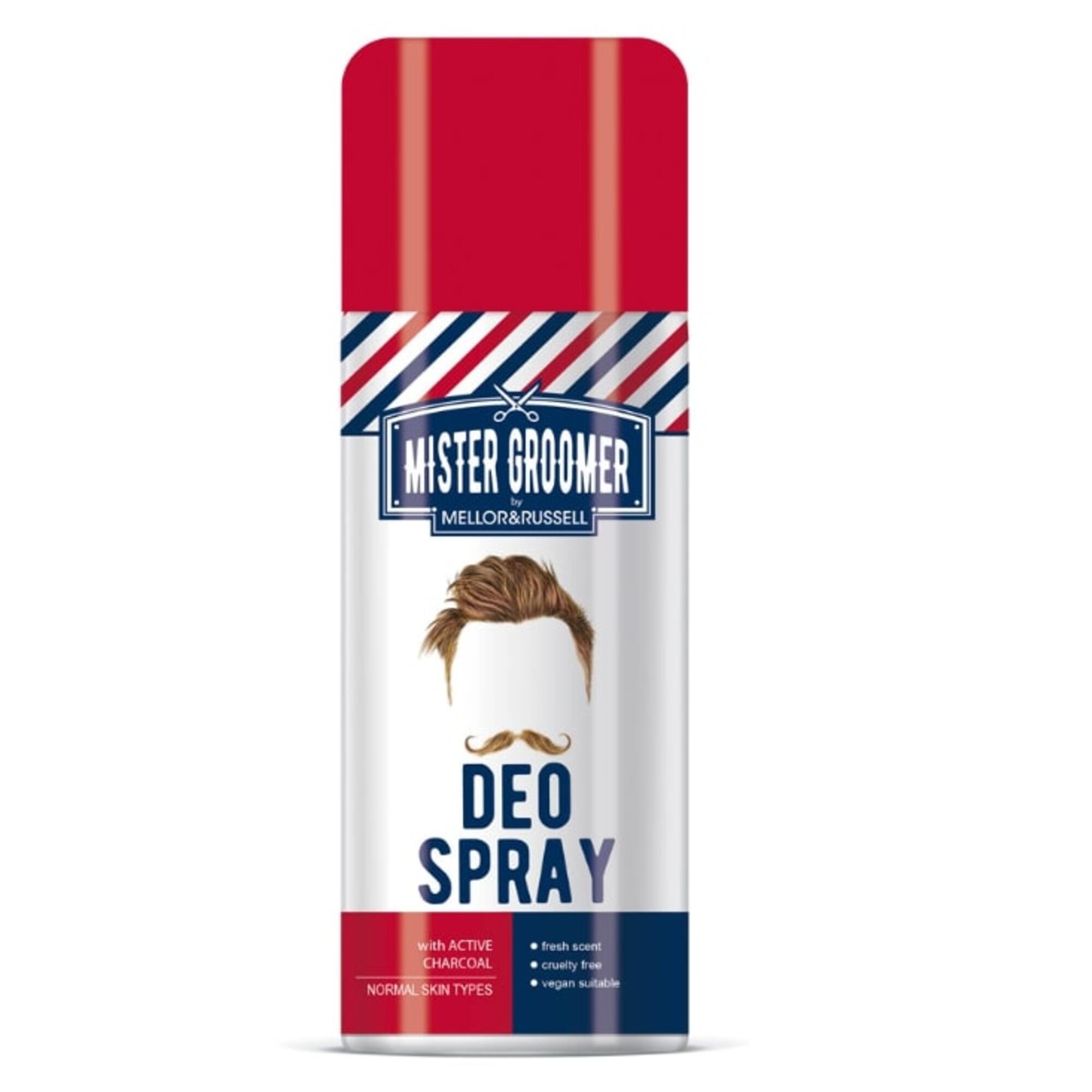 ML Mr Groomer Body Spray Deodorant Body Spray with charcoal dezodor 1 of 1