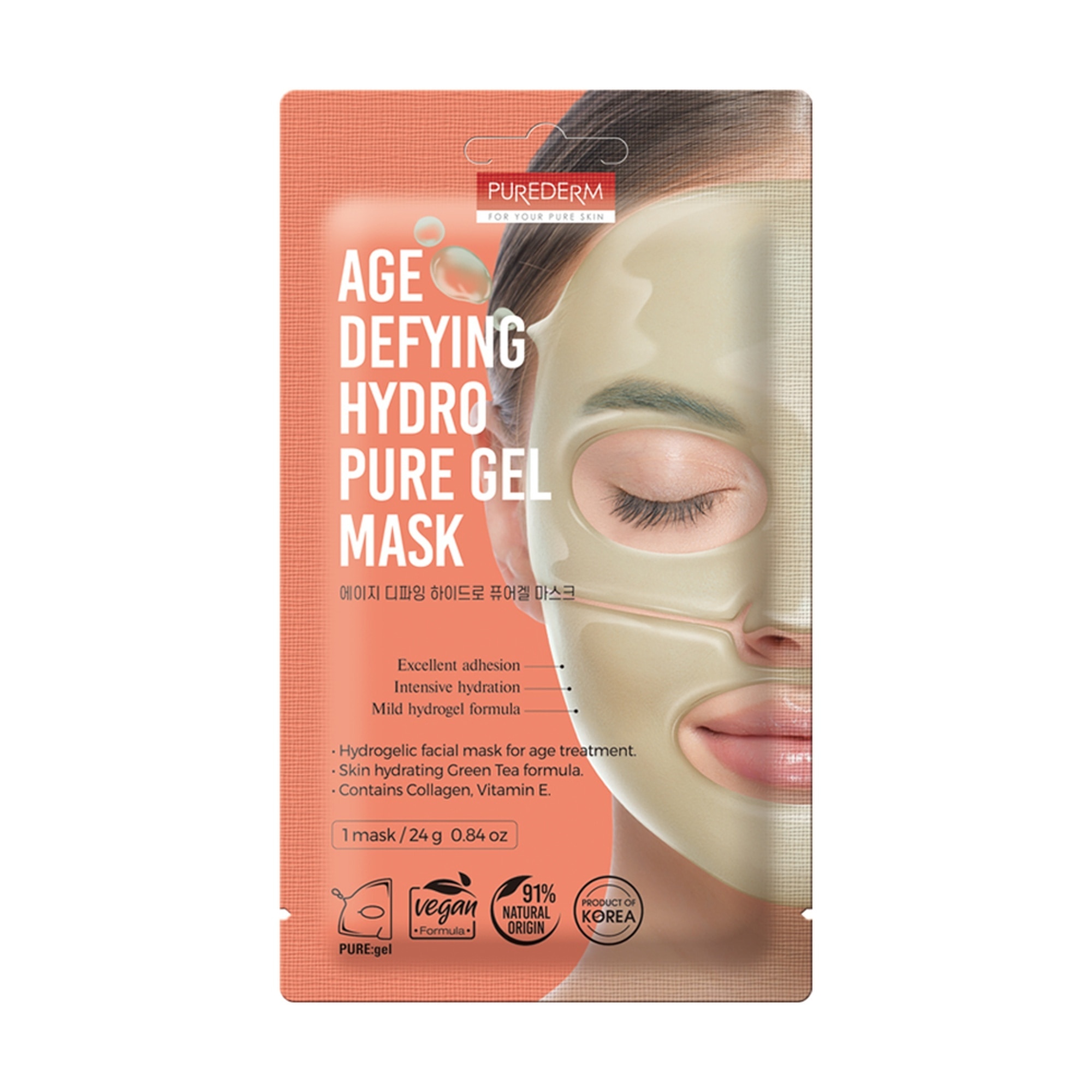 24 G PUREDERM MASK Arcmaszk-Age Defying Hydro Pure Gel 1 of 2