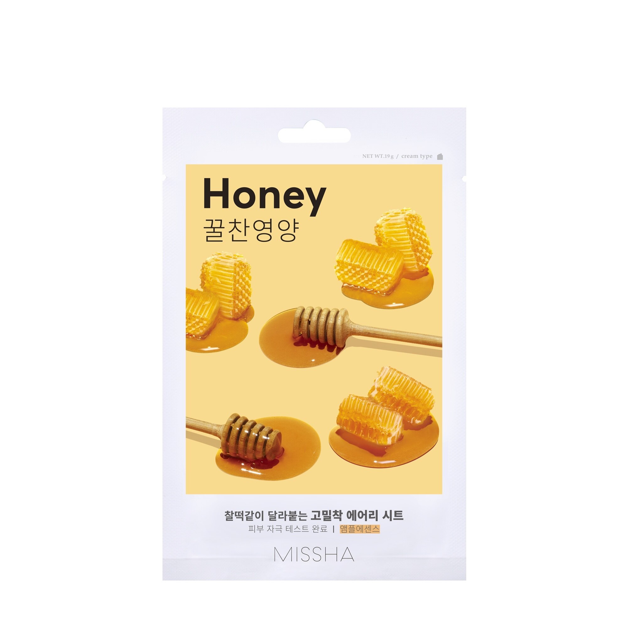 19 G MISSHA Mask Fátyolmaszk-Airy Fit Honey 1 of 1 Fátyolmaszk-Airy Fit Honey