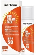 35 GR InoPharm Suncare Sun Protection Sun Protection SPF 50 Fényvédő krém arcra  1 of 2 