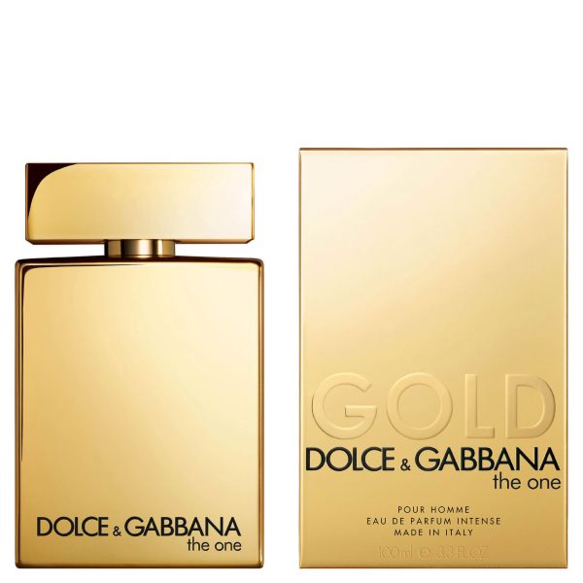 100 ML Dolce & Gabbana The One Gold The One for Men Gold Eau de Parfum Intense 1 of 2