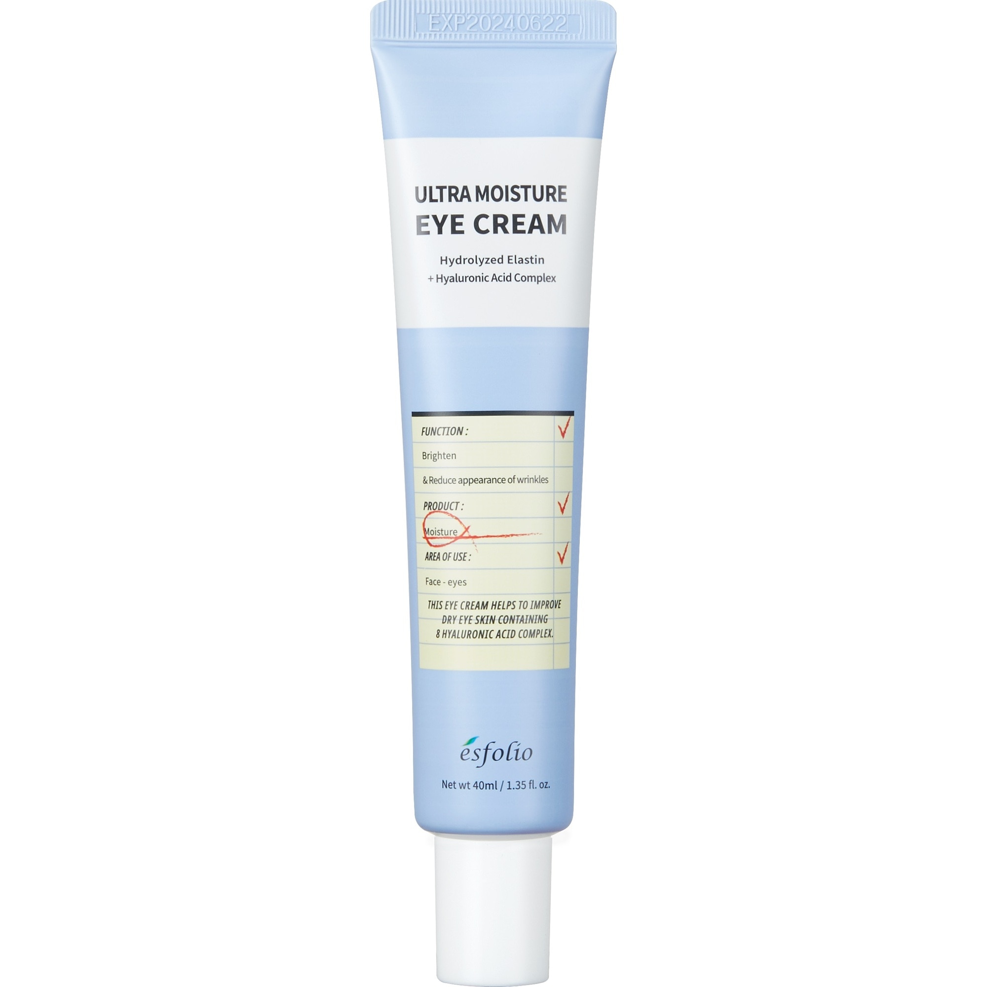 40 ML Esfolio Eye cream Eye cream ultra moisture Szemkörnyék ápoló 1 of 1