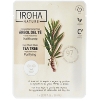  IROHA NATURE Purifying Face Purifying Face Sheet Mask Tea Tree Arcmaszk  1 of 2 