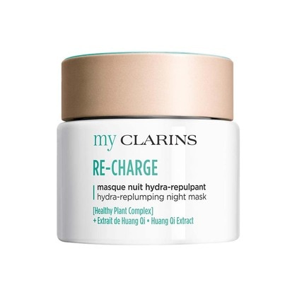 50 ML CLARINS My Clarins My Clarins RE-CHARGE Hydra-Replumping Éjszakai arcmaszk  1 of 2 