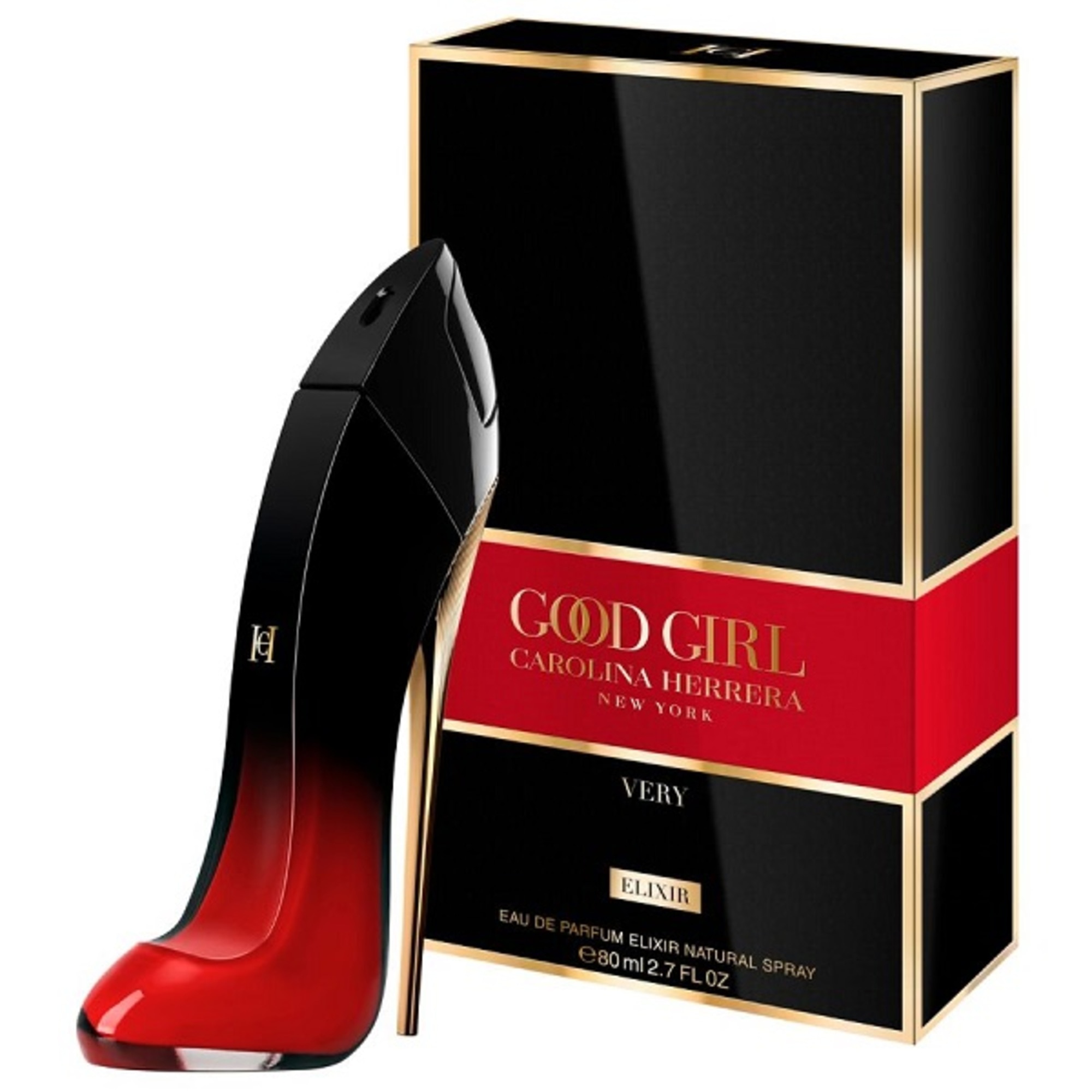 80 ML Carolina Herrera GOOD GIRL Very Good Girl Elixir Eau De Parfum Elixir  1 of 7 