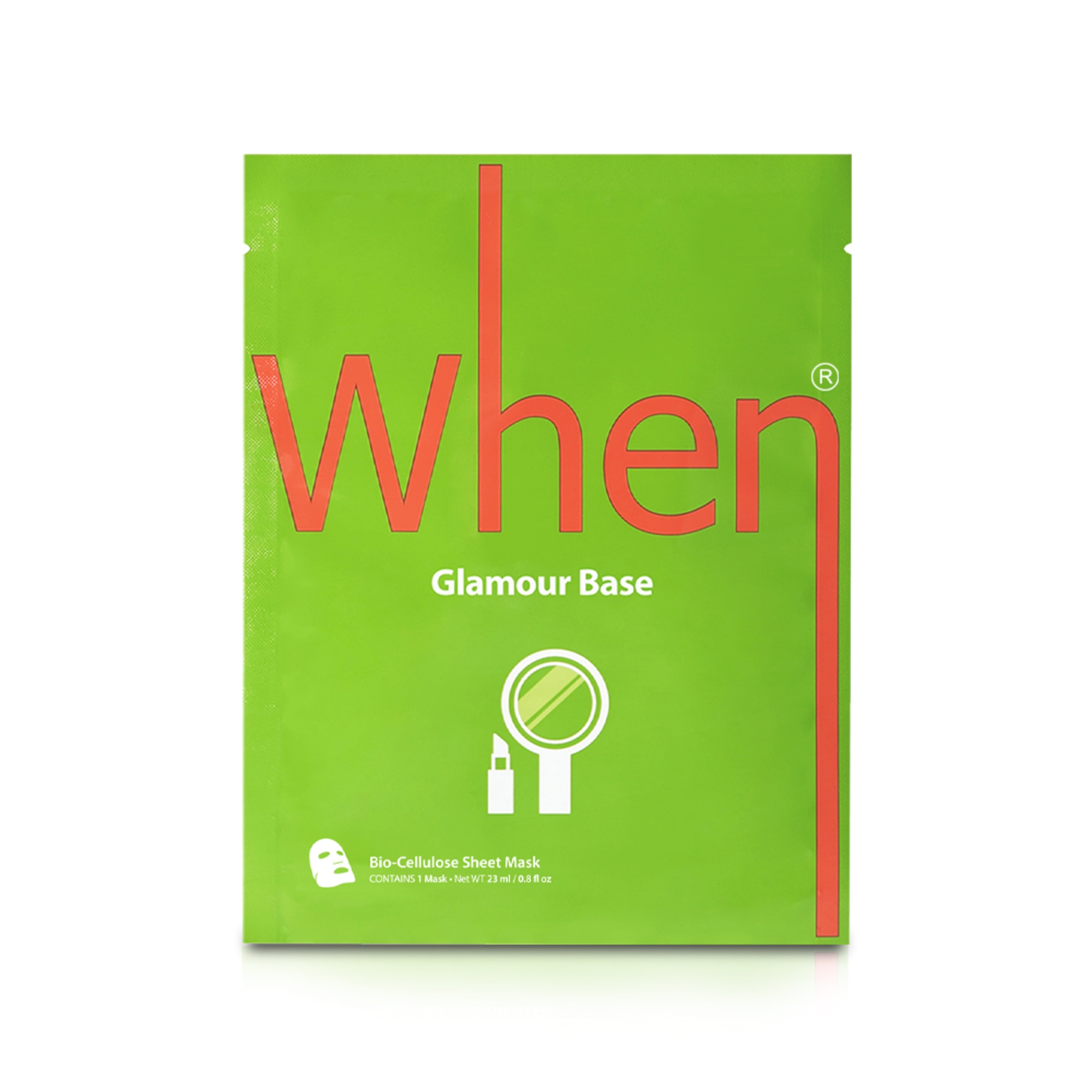 23 GR WHEN Glamour Base Glamour Base Firming Premium Bio-Cellulose Arcmaszk 1 of 2