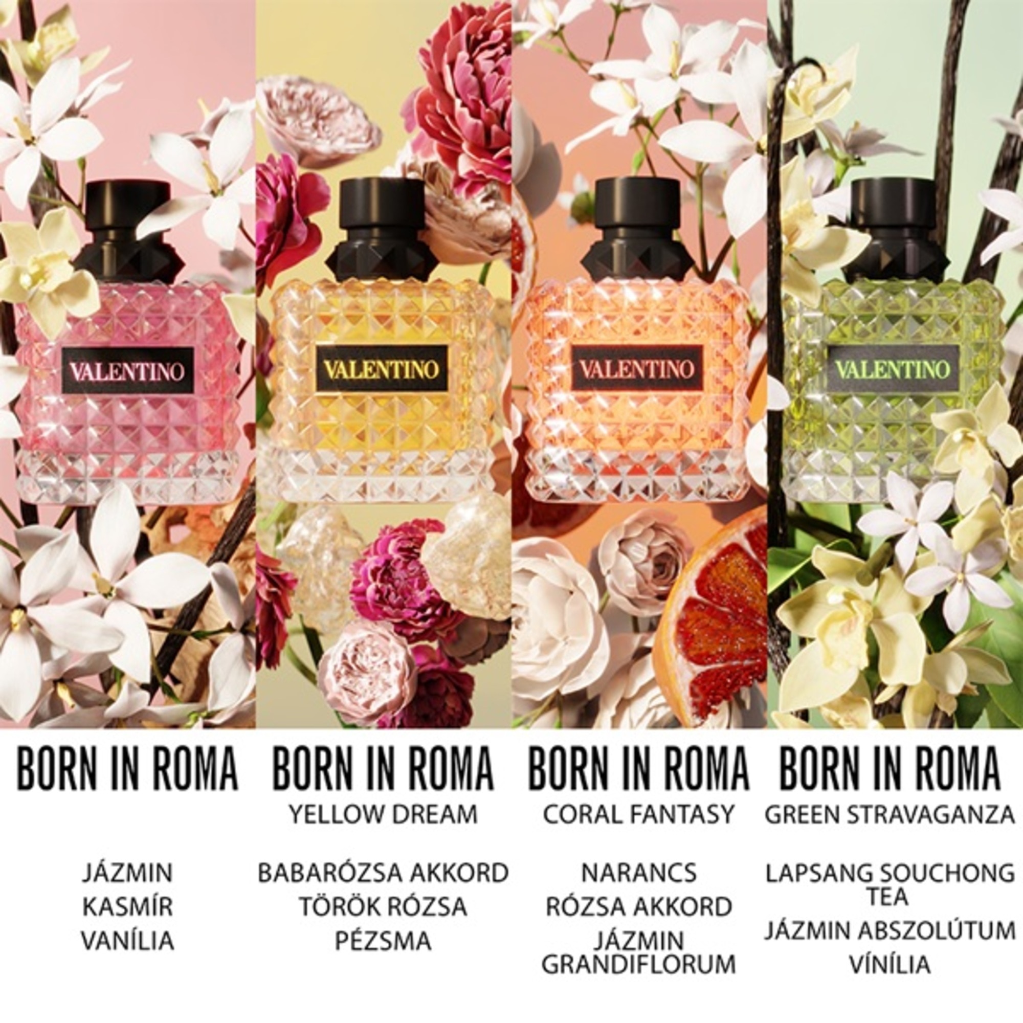 100 ML VALENTINO BORN IN ROMA BORN IN ROMA CORAL FANTASY DONNA Eau de Parfum 1 of 7