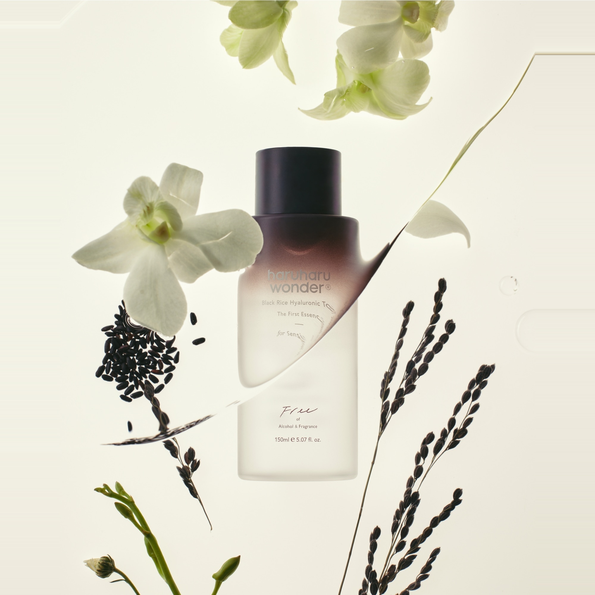 150 ML HARUHARU WONDER Black Rice Toner Free Wonder Black Rice Hyaluronic 3 of 3 Toner Free Wonder Black Rice Hyaluronic