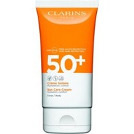 150 ML CLARINS Suncare Body Cream SPF50+ Napozás előtti szer  1 of 2 