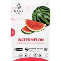 20 G STAY WELL SKIN-CARE Fátyolmaszk Vegan-Watermelon  